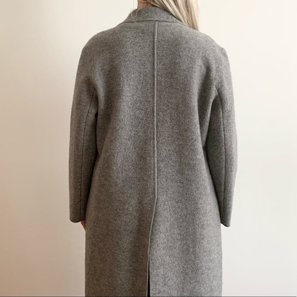 SOLD!Vintage Rickie Freeman for Teri Jon Grey Coat - Picture 7 of 14